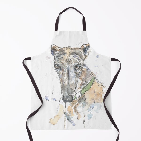 Item preview, Brindle greyhound portrait designed and sold by DebTheZeb.