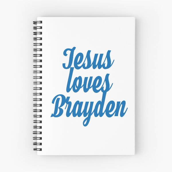 Item preview, Jesus loves Brayden designed and sold by Shalomjoy.