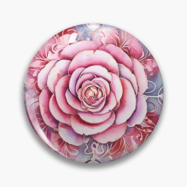 Item preview, Rose Harmony | A mozaic tile pattern design mandala inspired designed and sold by KameliaStudio.