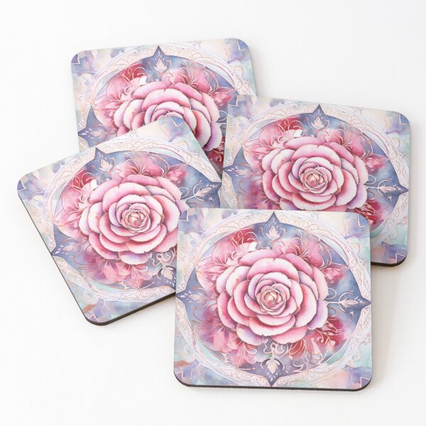 Item preview, Rose Harmony | A mozaic tile pattern design mandala inspired designed and sold by KameliaStudio.