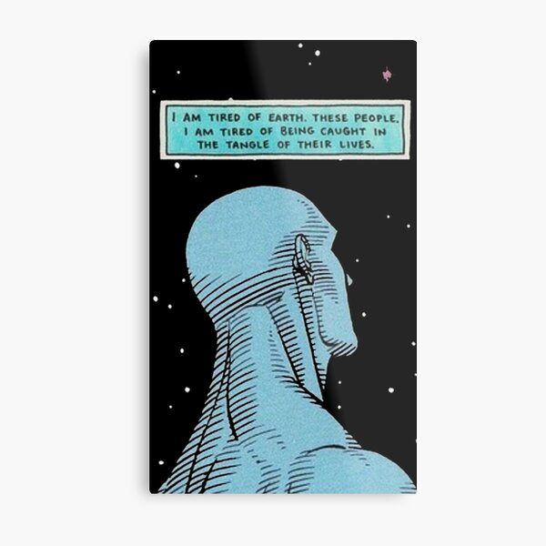 Dr. Manhattan Metal Print
