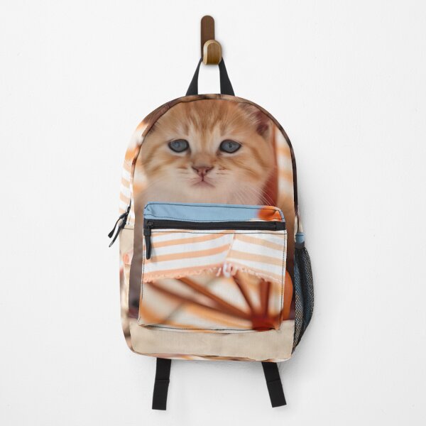 Item preview, adorable kittens at the beach under an umbrella designed and sold by jerbiz.