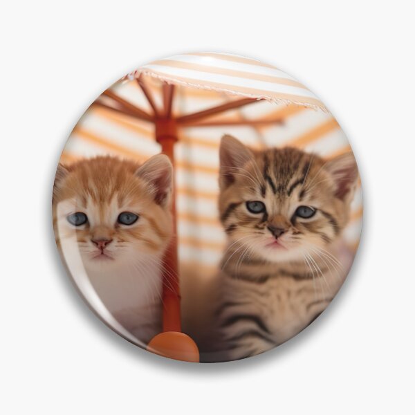 Item preview, adorable kittens at the beach under an umbrella designed and sold by jerbiz.