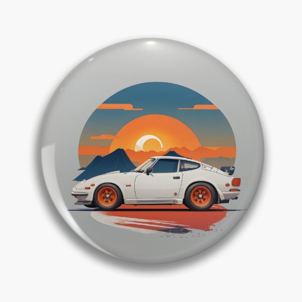 Item preview, Ai Generated Retro JDM Dutsun 240z designed and sold by AiArtMerch.