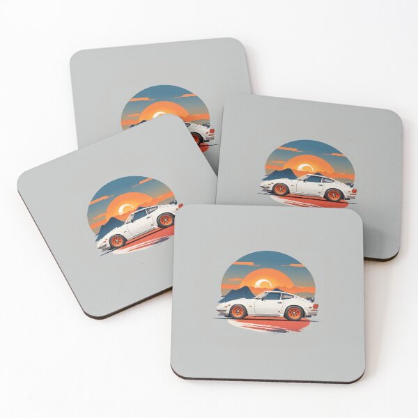 Item preview, Ai Generated Retro JDM Dutsun 240z designed and sold by AiArtMerch.