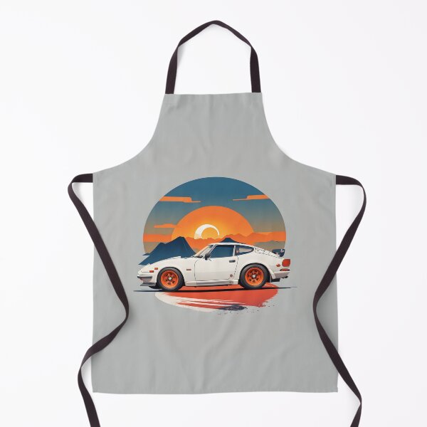 Item preview, Ai Generated Retro JDM Dutsun 240z designed and sold by AiArtMerch.