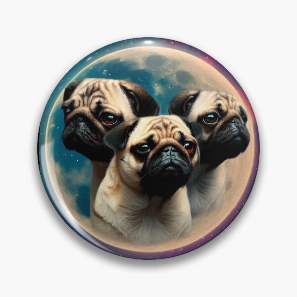 Item preview, Pug moon designed and sold by CritterCulture.