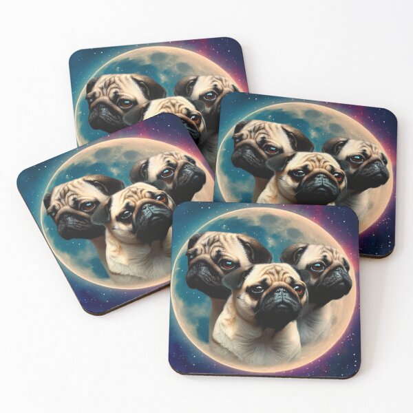 Item preview, Pug moon designed and sold by CritterCulture.
