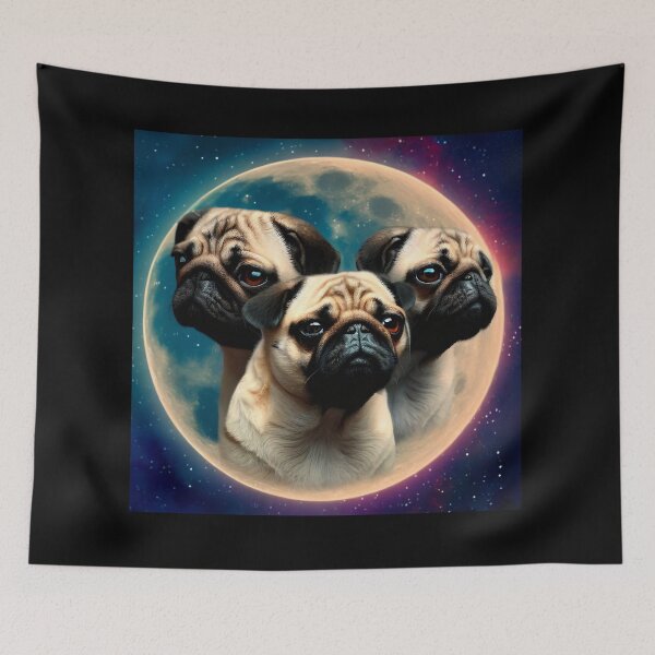Item preview, Pug moon designed and sold by CritterCulture.