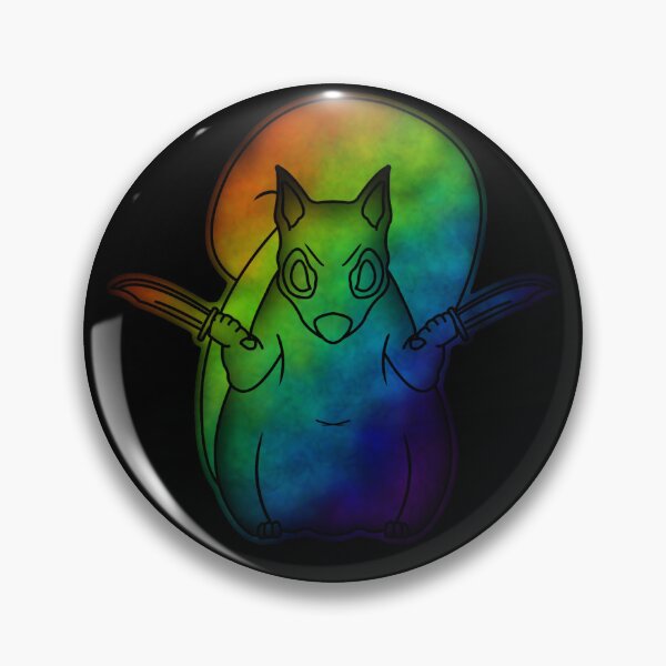 Item preview, Bad mood squirrel- rainbow version designed and sold by Squirrel-Brain.