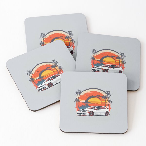 Artikelvorschau, Ai Generated Retro JDM Honda Civic Type R entworfen und verkauft von AiArtMerch.