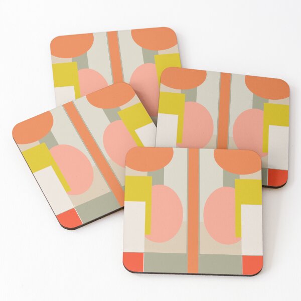 Item preview, vintage abstract with pastel colors designed and sold by azet-art.