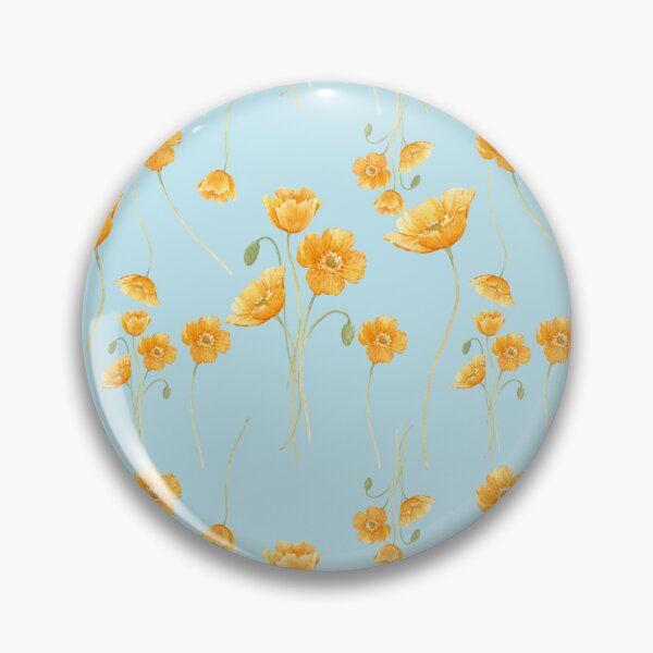 Item preview, Captivating Yellow Poppy Flower Pattern Design designed and sold by Tia555.