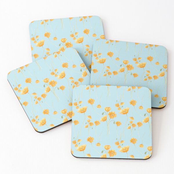 Item preview, Captivating Yellow Poppy Flower Pattern Design designed and sold by Tia555.