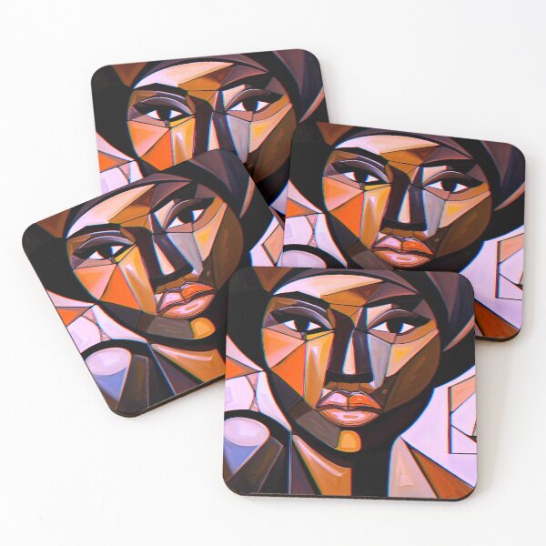 Item preview, Portrait of a young woman cubism designed and sold by ElliOzy.
