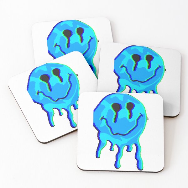 Item preview, Melting Smiley Face Blue Active  designed and sold by kilpatrickgeral.