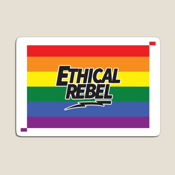 Ethical Rebel Gay Pride Magnet