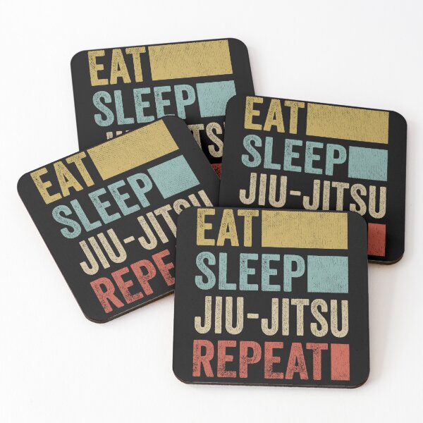 Item preview, Eat Sleep Jiu-Jitsu Repeat Funny Brazilian Jiu Jitsu designed and sold by PandaPope.