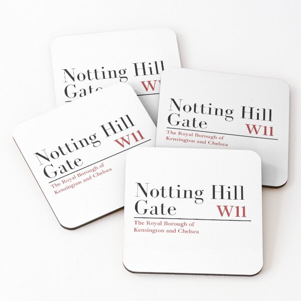 Item preview, Notting Hill London Street sign Sticker designed and sold by camparker.
