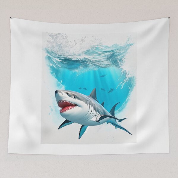 Item preview, DPrompt Design, T-Shirt, Funny Animals Shirt, Dad Gifts, Mom Gift, Their Gifts , Graphic Tee, Cute White Shark designed and sold by DPrompt.