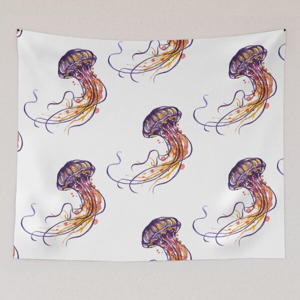 Item preview, Jellyfish watercolor designed and sold by kilpatrickgeral.