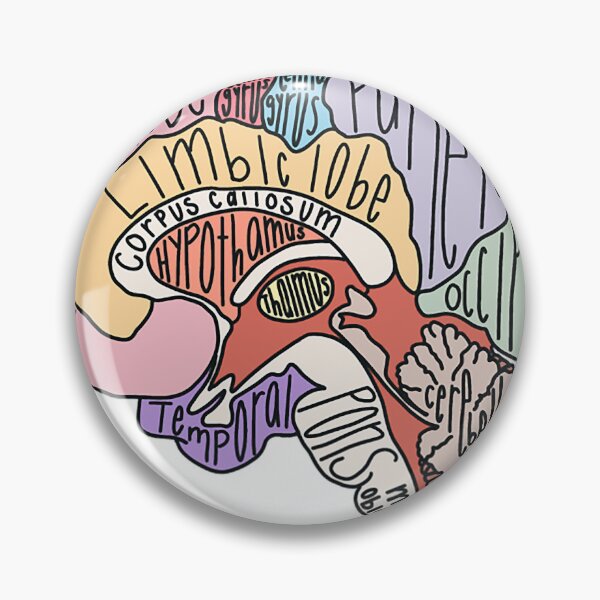Item preview, Labeled Brain Anatomy designed and sold by kilpatrickgeral.