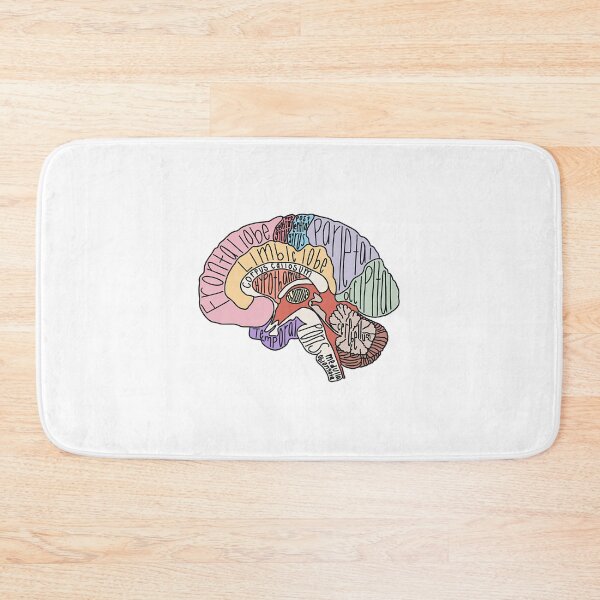 Item preview, Labeled Brain Anatomy designed and sold by kilpatrickgeral.