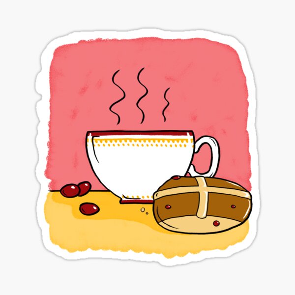 Cranberry Tea Sticker