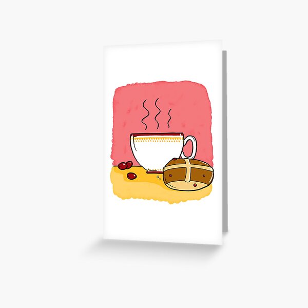Cranberry Tea Greeting Card