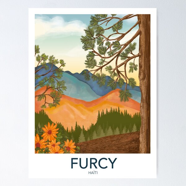 Furcy Haiti Travel Poster Poster