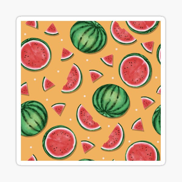 Item preview, Summer Fun Watermelon Slices Pattern designed and sold by simiswimstudio.