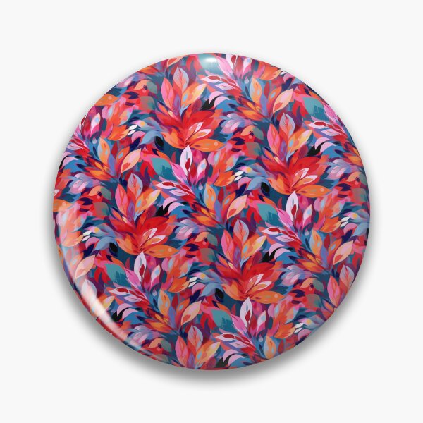 Item preview, Abstract Botany: Multicolor Floral Pattern designed and sold by fleur-studios.