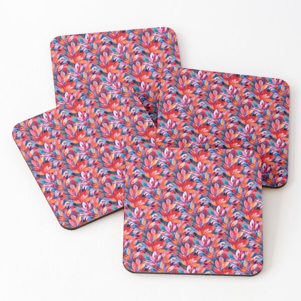 Item preview,  Abstract Botany: Multicolor Floral Pattern designed and sold by fleur-studios.
