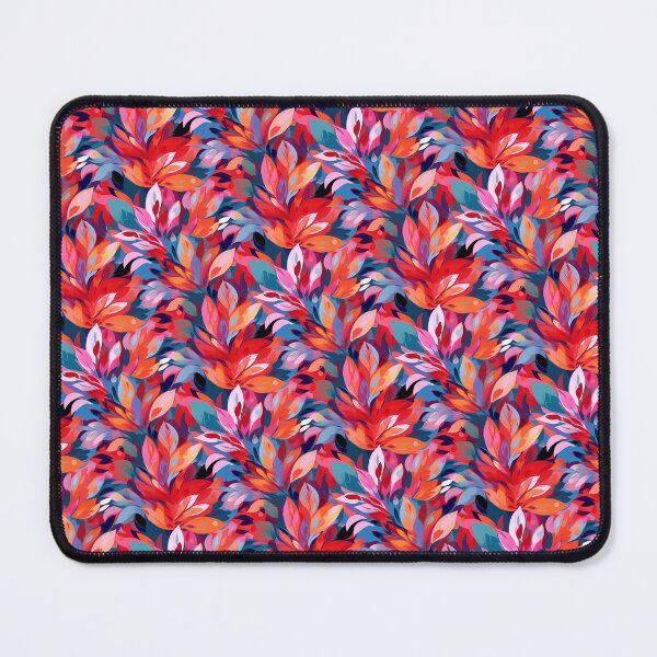 Item preview, Abstract Botany: Multicolor Floral Pattern designed and sold by fleur-studios.