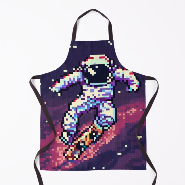 Item preview, Astronaut on skate pixels designed and sold by ElliOzy.