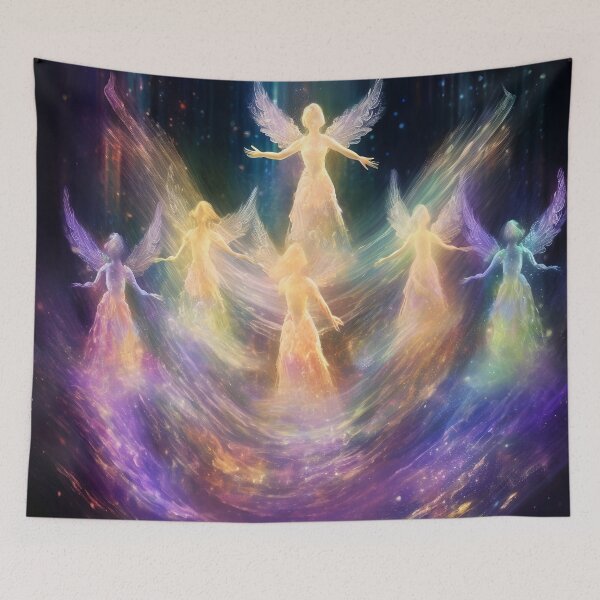 Item preview, Angel glowing beings 6 designed and sold by Art by Lilia.