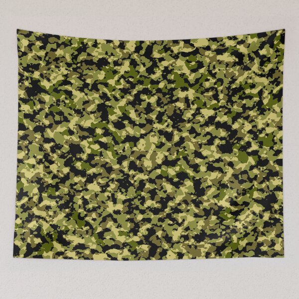 Item preview, Green Black Camouflage Pattern designed and sold by camostore23.