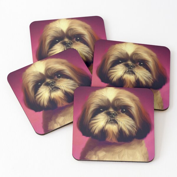 Item preview, Magenta Renaissance: The Serene Shih Tzu designed and sold by StyleSyndicatio.