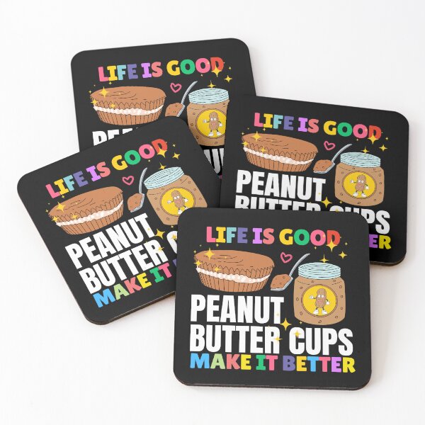Item preview, Life is Better with Peanut Butter Cups designed and sold by awesome-perky.