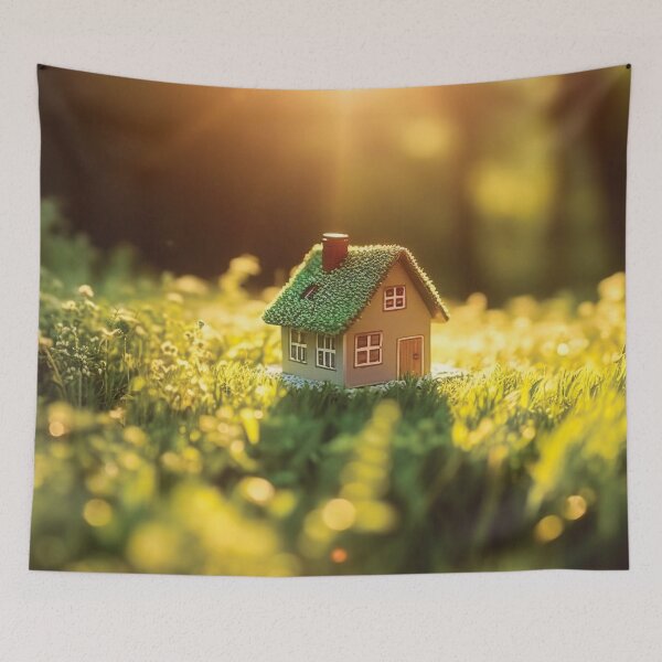 Item preview, Cute Tiny House In Nature designed and sold by AdrianGrosu.