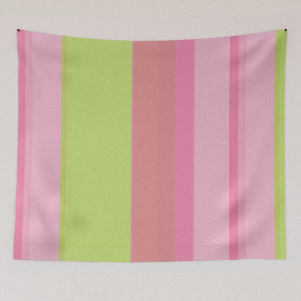 Item preview, stripes pink green designed and sold by gata-iris.