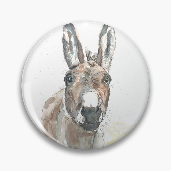 Item preview, Donkey portrait. designed and sold by DebTheZeb.