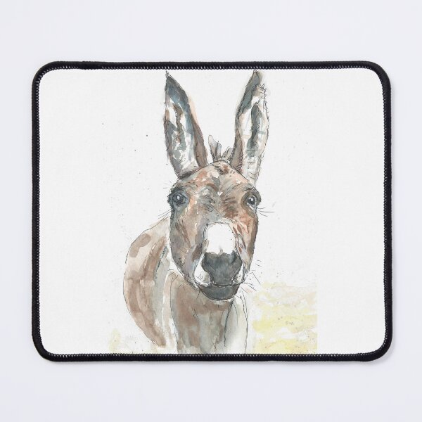 Item preview, Donkey portrait. designed and sold by DebTheZeb.
