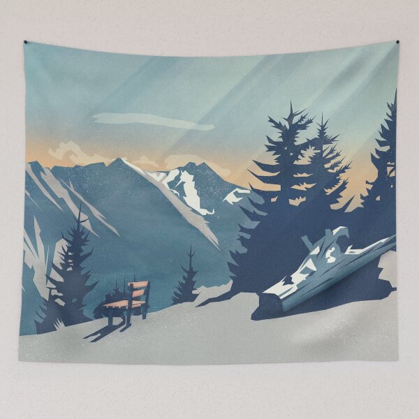 Item preview, Mountain Sunrise (Pause II) designed and sold by schwebewesen.