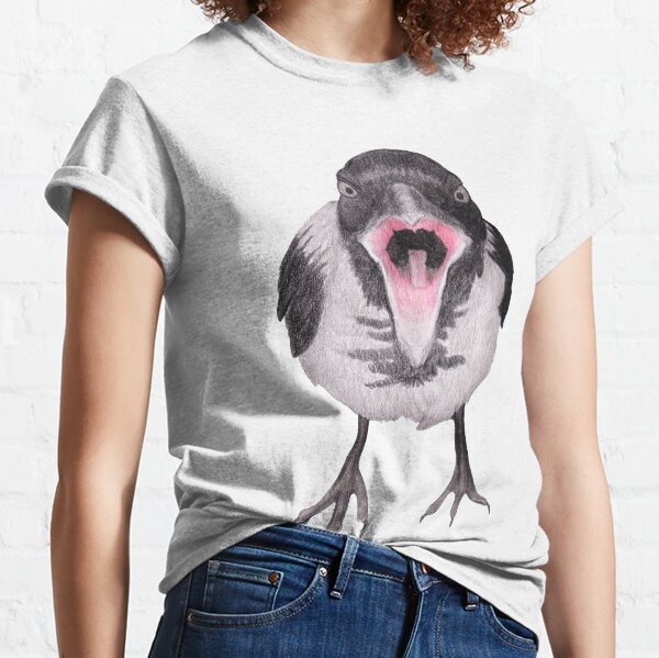 Young Hooded Crow with Attitude Classic T-Shirt