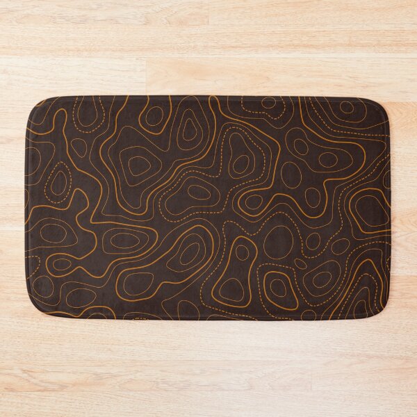 Item preview, Brown Topographic Pattern. designed and sold by Aetherier.