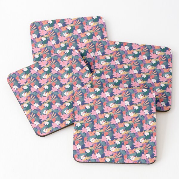Item preview,  Tropical Vibes: Floral Pattern in Pink designed and sold by fleur-studios.