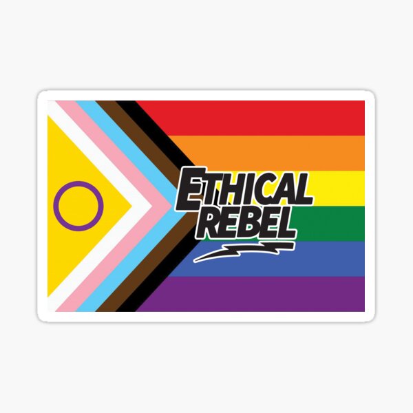 Intersex Inclusive Ethical Rebel Sticker