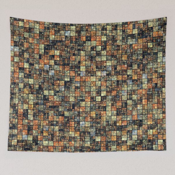 Item preview, Abstract Tiny Check Pattern in Black Red and Cream designed and sold by Trevor Hirst.