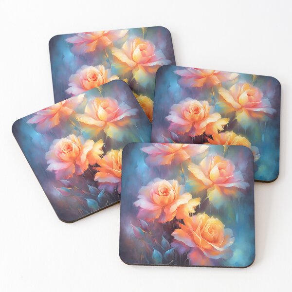 Item preview, Glowing Roses painting 2 designed and sold by Art by Lilia.